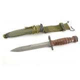 Aerial US M4 Bayonet W/ Scabbard