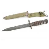 S. I. Marked US M4 Bayonet W/ Scabbard