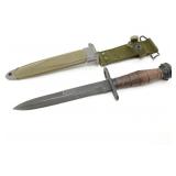 Greek Issued US M4 Bayonet W/ Scabbard