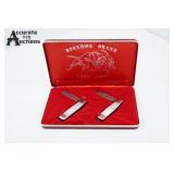 Bulldog Two Knife Set W/ Case
