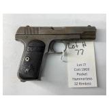 Colt 1903 Pocket Hammerless 32 Rimless