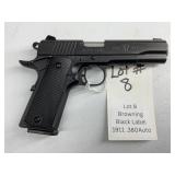 Browning Black Label 1911 .380Auto