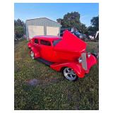 1933 Ford Victoria Street Rod & Matching Trailer