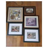 Framed Art Prints Lot