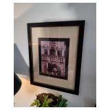 Framed Black and White Print