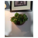 Wall-Mounted Brass Planter