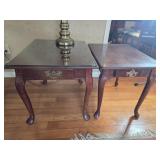 Wood Side Tables with Drawers