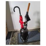 Black Metal Umbrella Stand