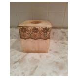 Square Glass Tissue Holder