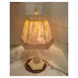 Hexagonal Table Lamp with Scenes