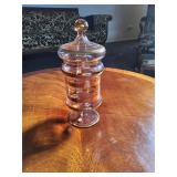 Romanian Striped Candy Jar