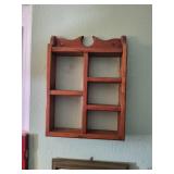 Wooden Wall Shelf Unit
