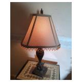 Table Lamp with Beaded Shade