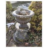 Concrete Planter with Bunny