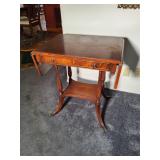 Wood Drop-Leaf Table