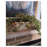 Fake Plant in Rectangular Planter