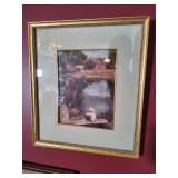 Framed Print of Fishing Scene