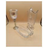 Glassware with Etched Details