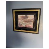 Framed Steamboat Print
