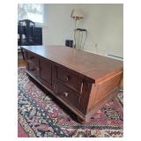 Wood Coffee Table with Storage