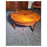 Round Wood Coffee Table
