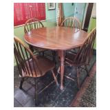 Wood Dining Table with Chairs