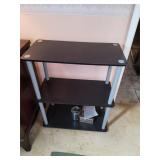 Three-Tier Black Shelf