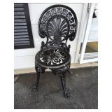 Black Cast Iron Chair