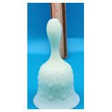 Fenton Glass Bell with Daisy & Button