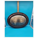 Oval Wood Frame with Photo