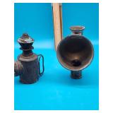 Antique Metal Railroad Lantern