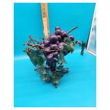 Metal Sculpture with Grapes