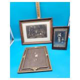 Framed Art and Empty Frame