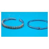 .925 Bracelet with Yellow Stones