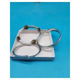 Three Metal Bracelets