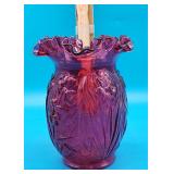 Fenton Purple Glass Vase
