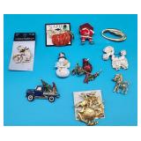 Brooch Lot with Napier Piece