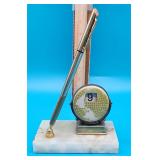 Desk Calendar with Pen Holder