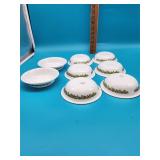 Corelle Bowls with Green Trim