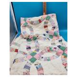 Patchwork Wedding Ring Quilt
