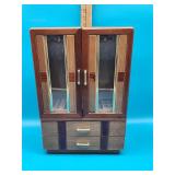 Wood Jewelry Organizer Cabinet