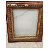 Wood Frame with Gilt Accents