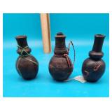 Bamboo Medicine Bottles Trio