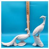 California Originals Ceramic Peacocks