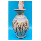 Artist-Signed Stoneware Vase