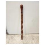 Carved Wood Walking Stick