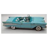 Blue 1957 Chevrolet Model Car