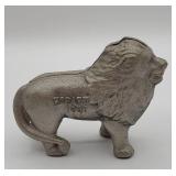 Cast Iron Lion Bank