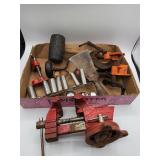 Pipe vise clamps mallet sockets