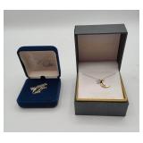 Millennium Barbie Pin and Primrose Necklace